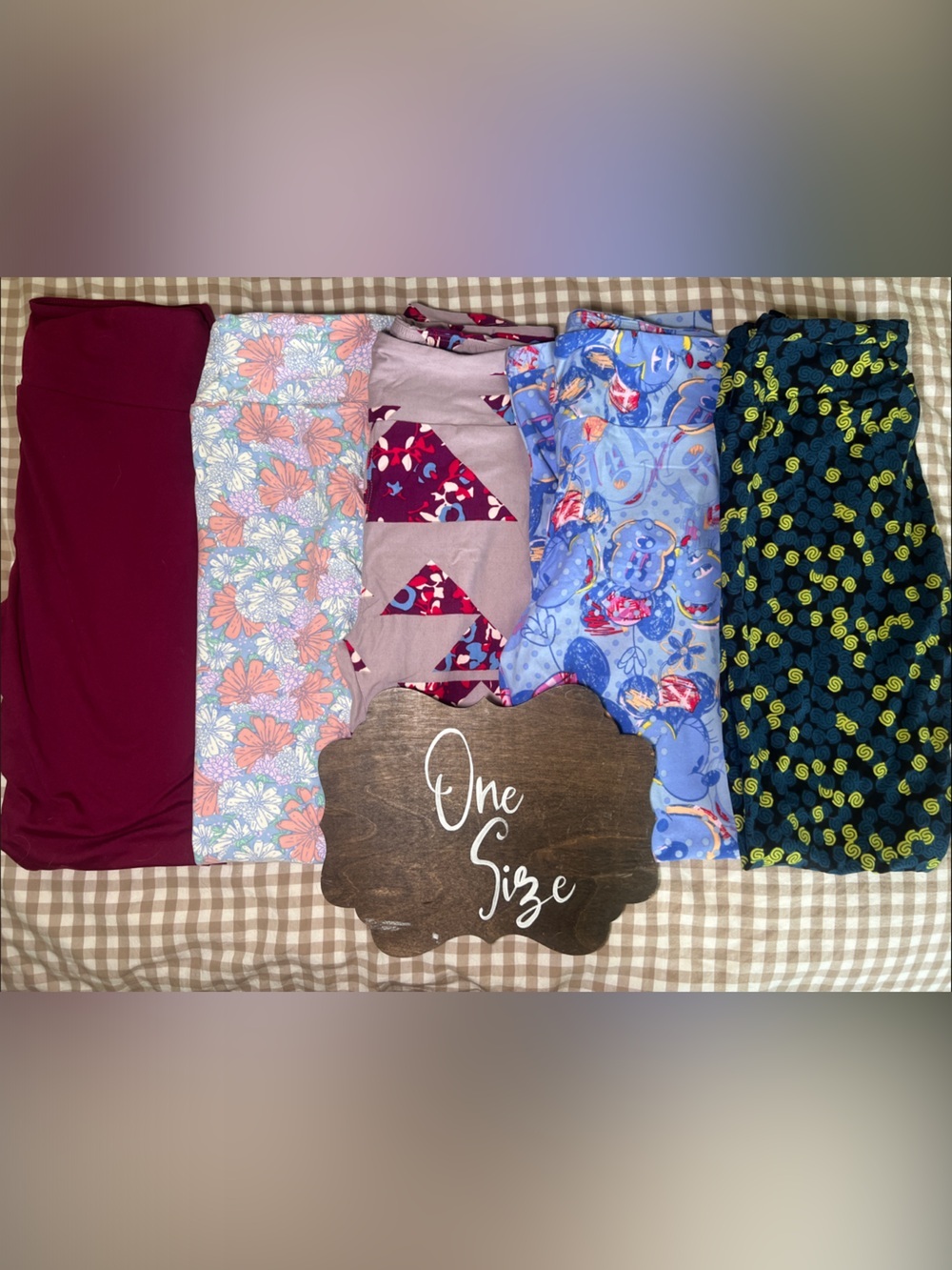 LuLaRoe Bundle of 5 One Size Leggings- All New